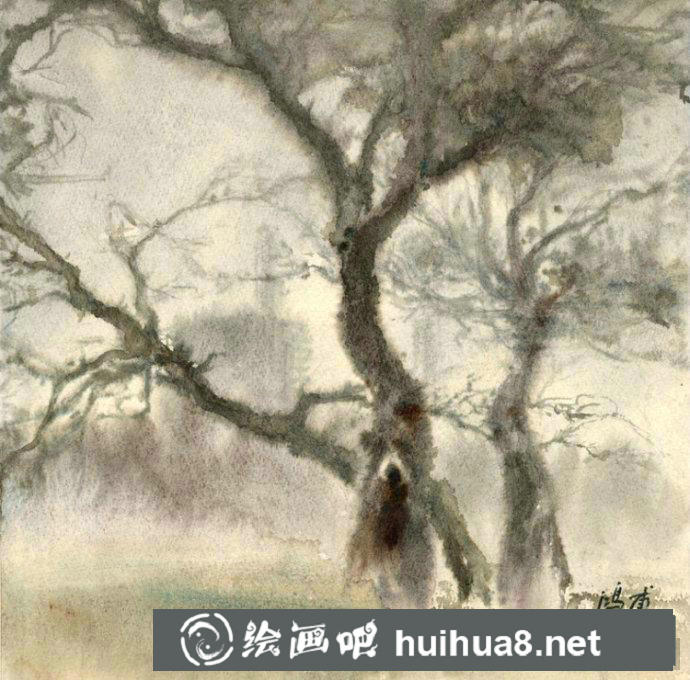趙鴻甫水彩畫(huà)作品