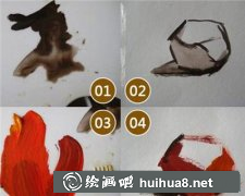 水粉畫橘子教程：繪制技巧分享