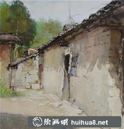 如何畫鄉(xiāng)村老房子