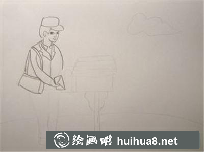 送信的郵遞員