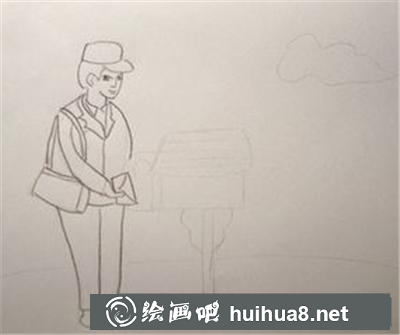 送信的郵遞員