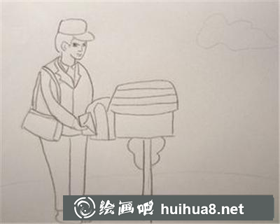 送信的郵遞員