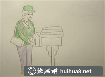 送信的郵遞員