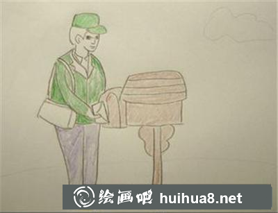 送信的郵遞員