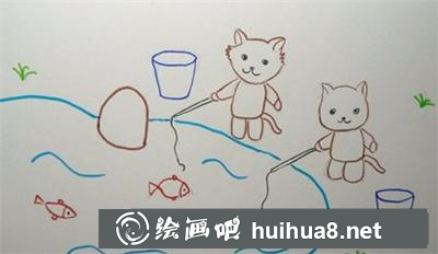 兒童畫教程：小豬佩奇去公園