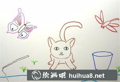 兒童畫教程：小豬佩奇去公園