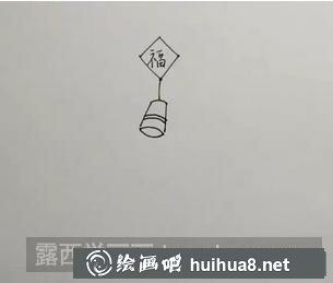 煙花兒童畫
