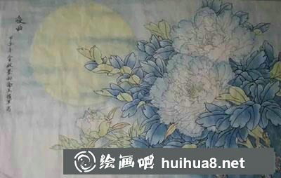 怎么給白牡丹設(shè)色