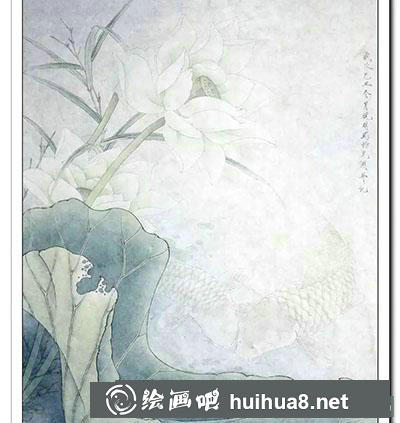 工筆畫教程:怎么畫《鯉魚荷花》 工筆畫教程:怎么畫《鯉魚荷花》