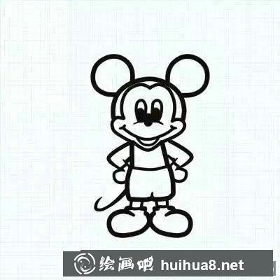米老鼠兒童畫 米老鼠兒童畫
