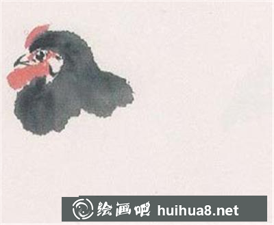 如何畫潑墨母雞？