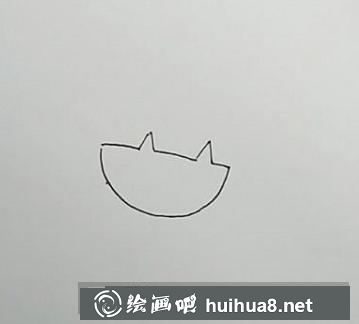 小女孩兒童畫