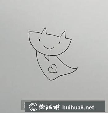 小女孩兒童畫