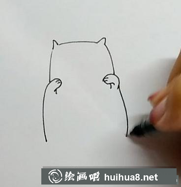 小貓兒童畫(huà)