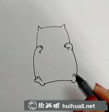 小貓兒童畫(huà)