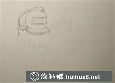 賞魚(yú)的潛水員