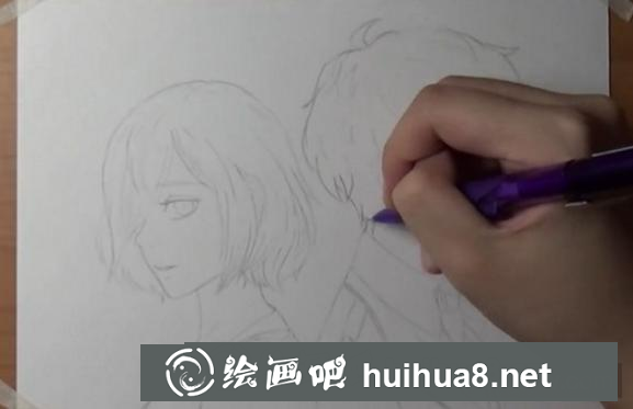 彩鉛動(dòng)漫人物