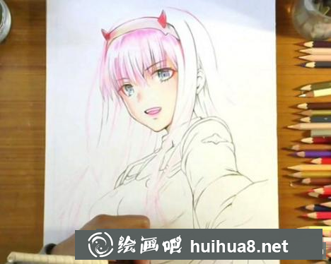 彩鉛畫小貓咪