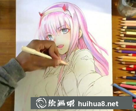 彩鉛畫小貓咪