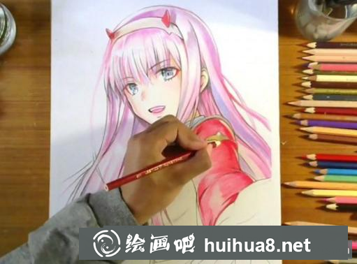 彩鉛畫小貓咪