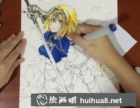 女騎士亞瑟王的畫法