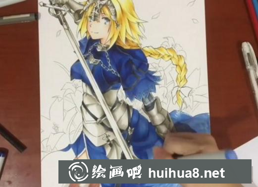 女騎士亞瑟王的畫法