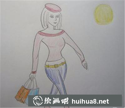 購(gòu)物的女孩