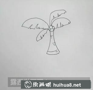 椰子樹兒童畫
