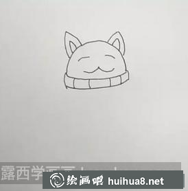 招財(cái)貓兒童畫(huà)