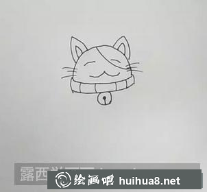 招財(cái)貓兒童畫(huà)
