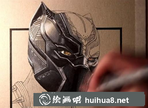 漫威黑豹的畫法