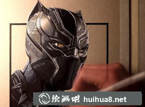 漫威黑豹的畫法