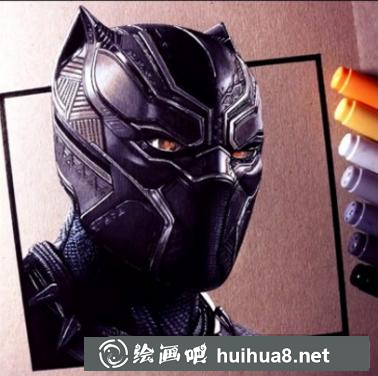 漫威黑豹的畫法
