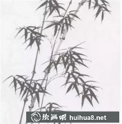 國(guó)畫(huà)教程月竹圖范畫(huà)