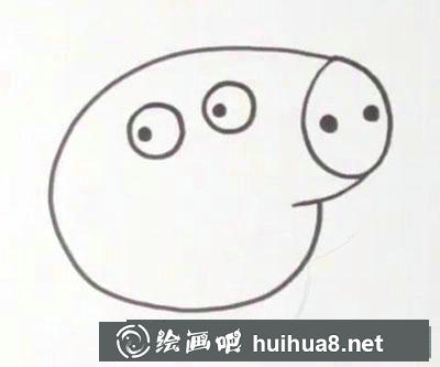 簡筆畫教程：怎么繪制小豬佩奇