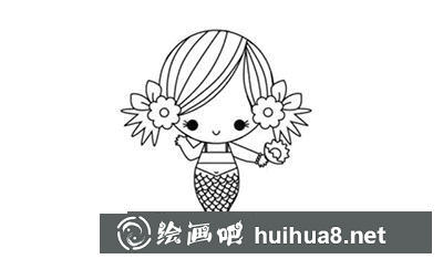兒童畫(huà)教程:怎么繪制美人魚(yú) 兒童畫(huà)教程:怎么繪制美人魚(yú)