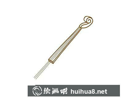 兒童畫教程：怎么繪制小提琴