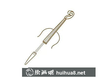 兒童畫教程：怎么繪制小提琴