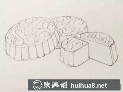 兒童畫(huà)教程：怎么繪制中秋月餅