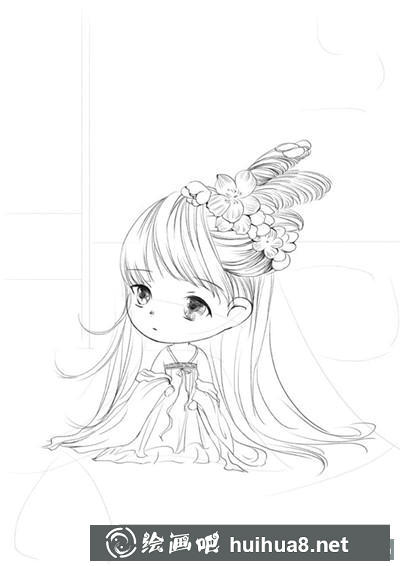 人物彩鉛