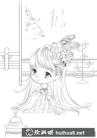 人物彩鉛