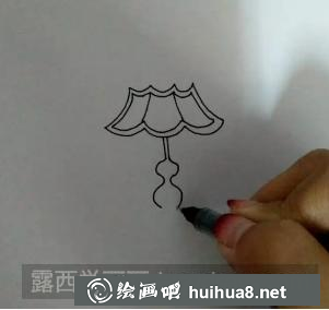 臺(tái)燈兒童畫(huà)