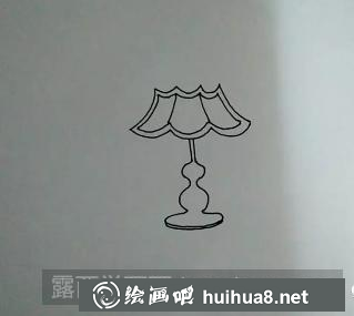 臺(tái)燈兒童畫(huà)