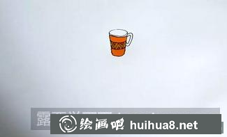 杯子兒童畫