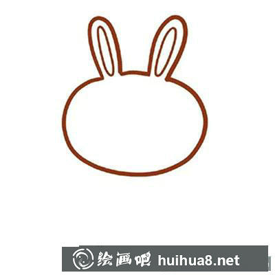 兒童畫教程：怎么繪制拿蘿卜的小兔子