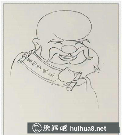兒童畫(huà)教程：怎么繪制壽星老