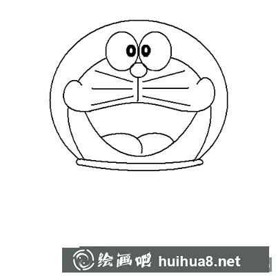 兒童畫教程：怎么繪制哆啦A夢