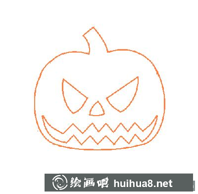 兒童畫(huà)教程：怎么繪制南瓜燈