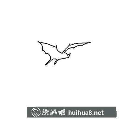 兒童畫(huà)教程：怎么繪制蝙蝠