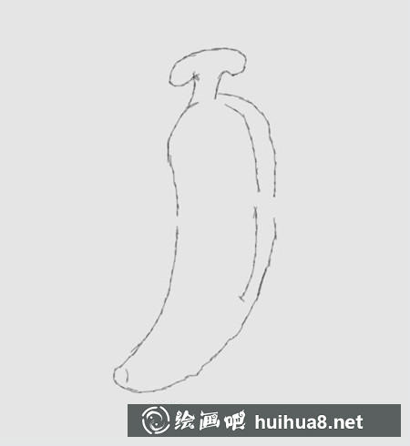 卡通香蕉畫法